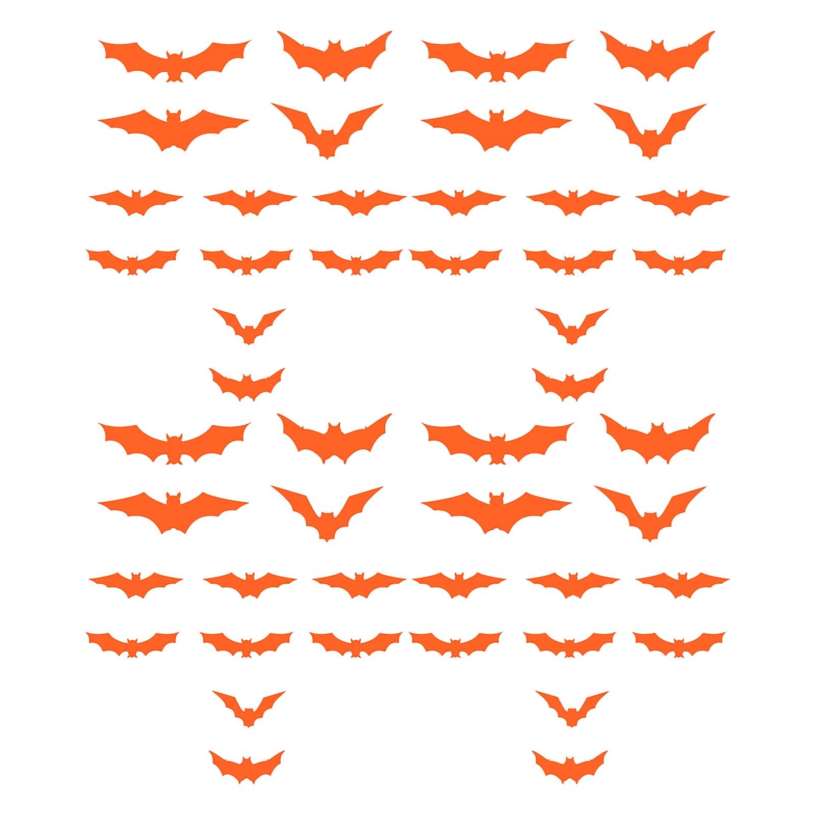 thumbnail image 2 of Decoración De Murciélagos Luminosos Para Halloween Artículos Para Fiestas Que Brillan En La Oscuridad Pegatinas Fluorescentes De Murciélagos En 3D Para Fiestas Neón Adhesivos Decorativos Para Inte, 2 of 2